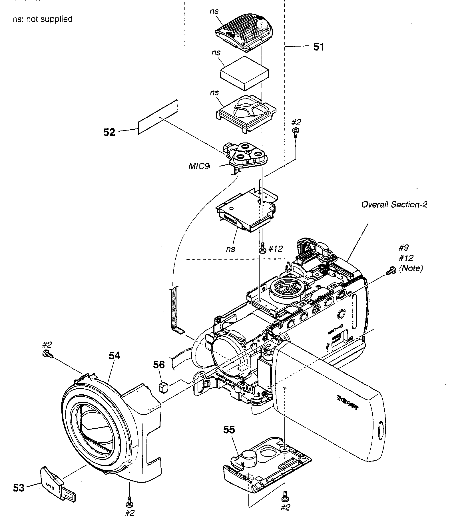 Sony DCR-SR67 section 1 diagram