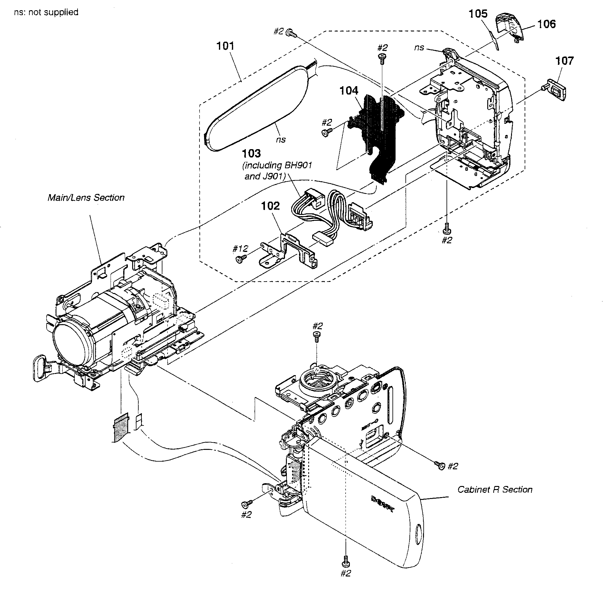 Sony DCR-SR67 section 2 diagram