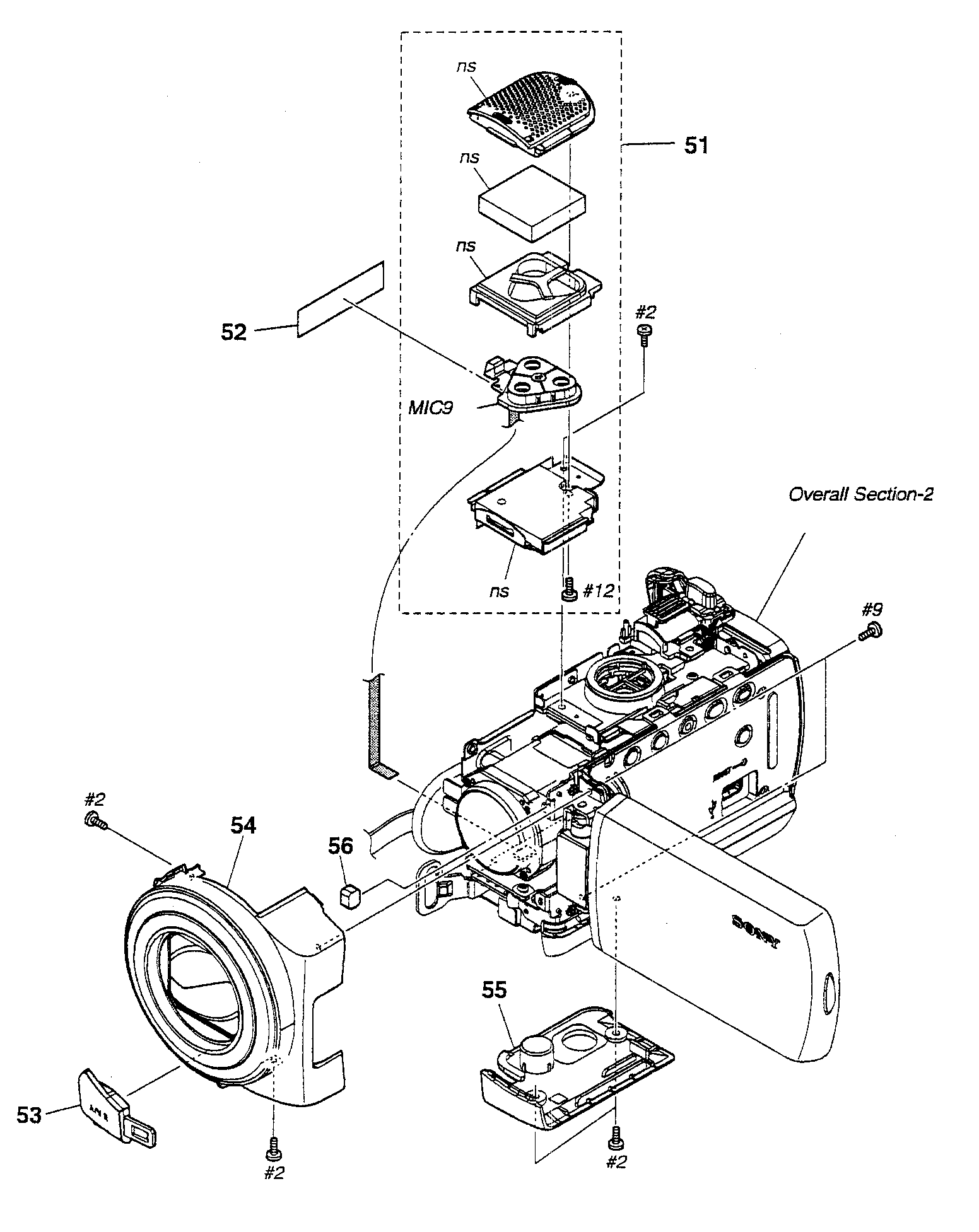 Sony DCR-SR87 section 1 diagram