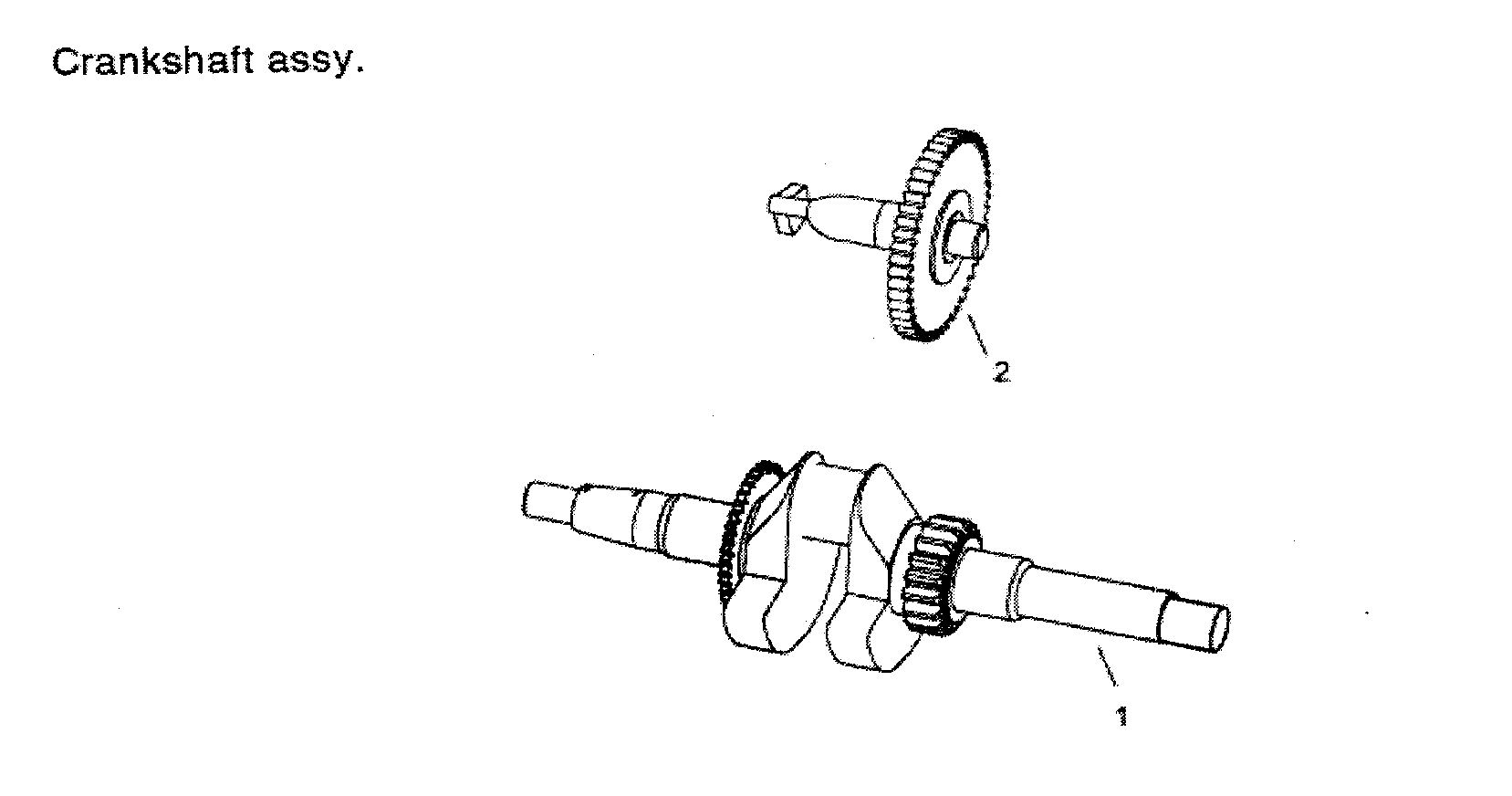 All Power APG3075 crankshaft diagram