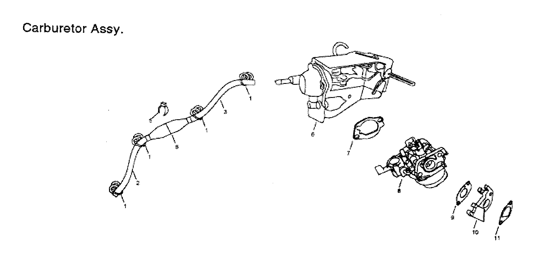 All Power APG3075 carburetor diagram
