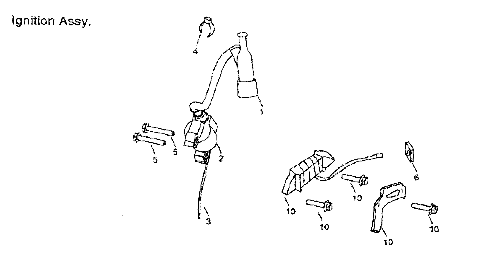 All Power APG3075 ignition assy diagram