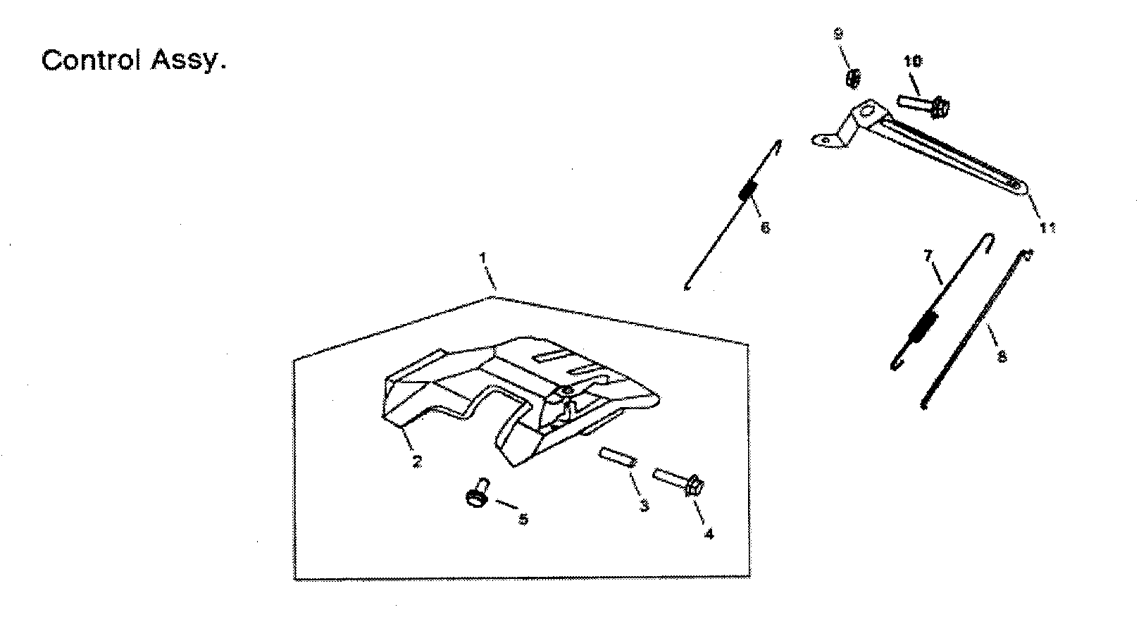 All Power APG3075 control assy diagram