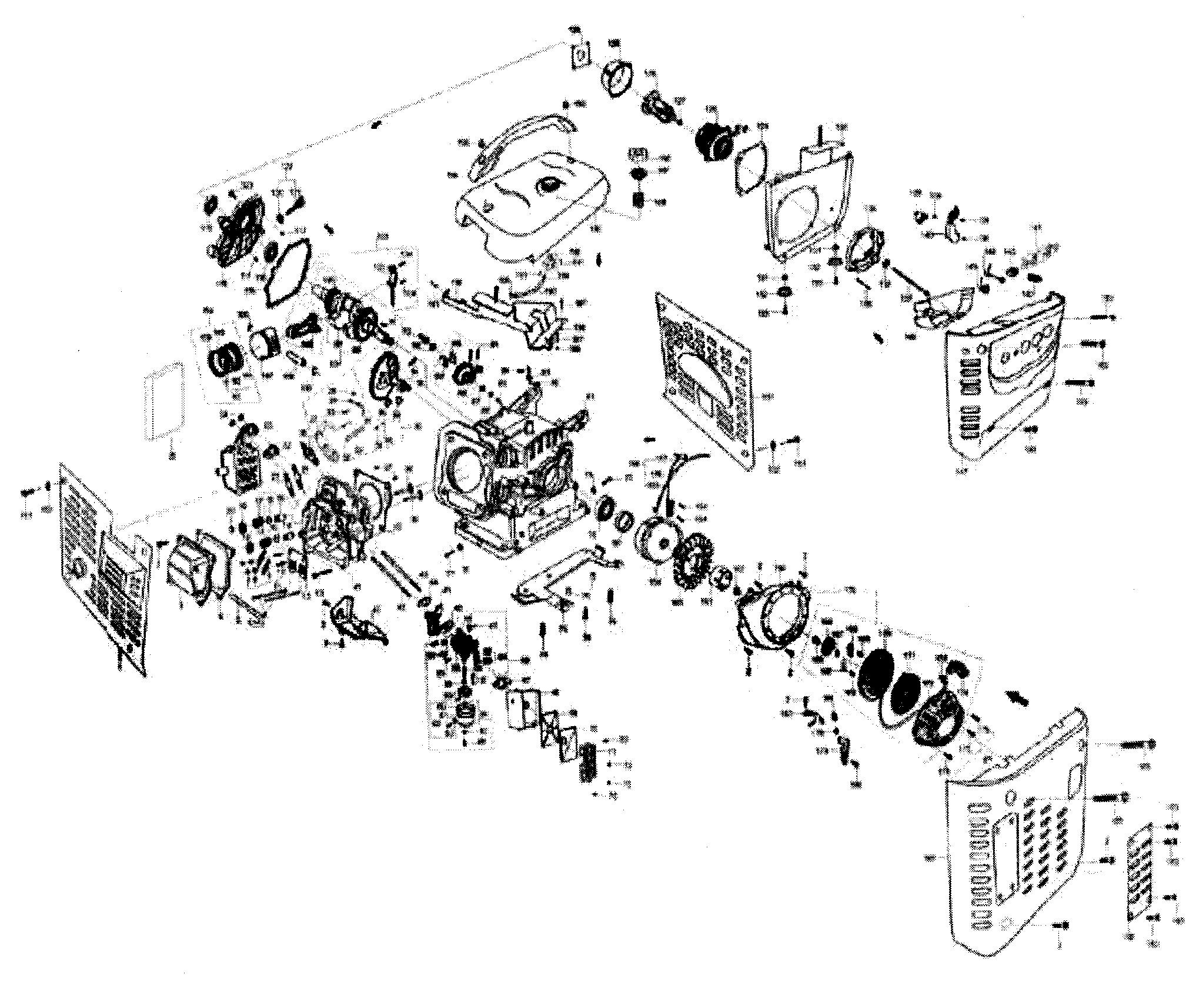 All Power APG3010 cabinet parts diagram