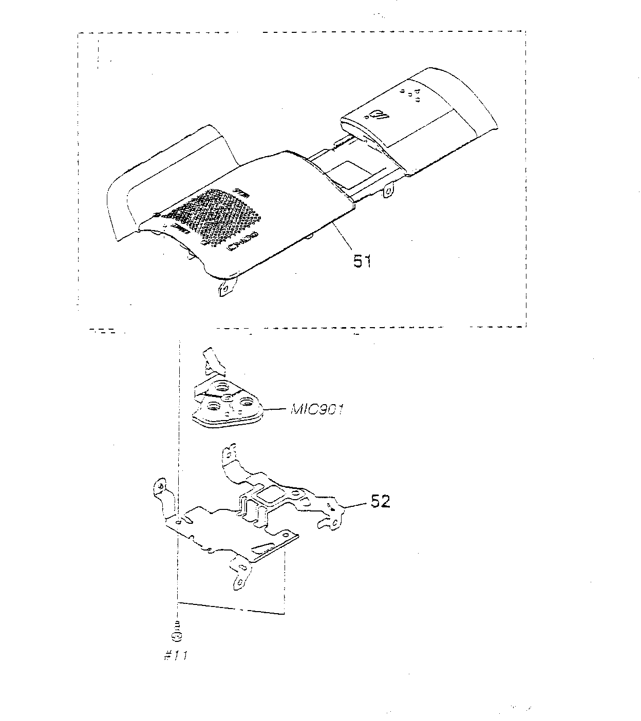Sony HDR-XR200V top assy diagram