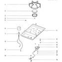 Weber SUMMIT S-670 NG 2009 side burner diagram