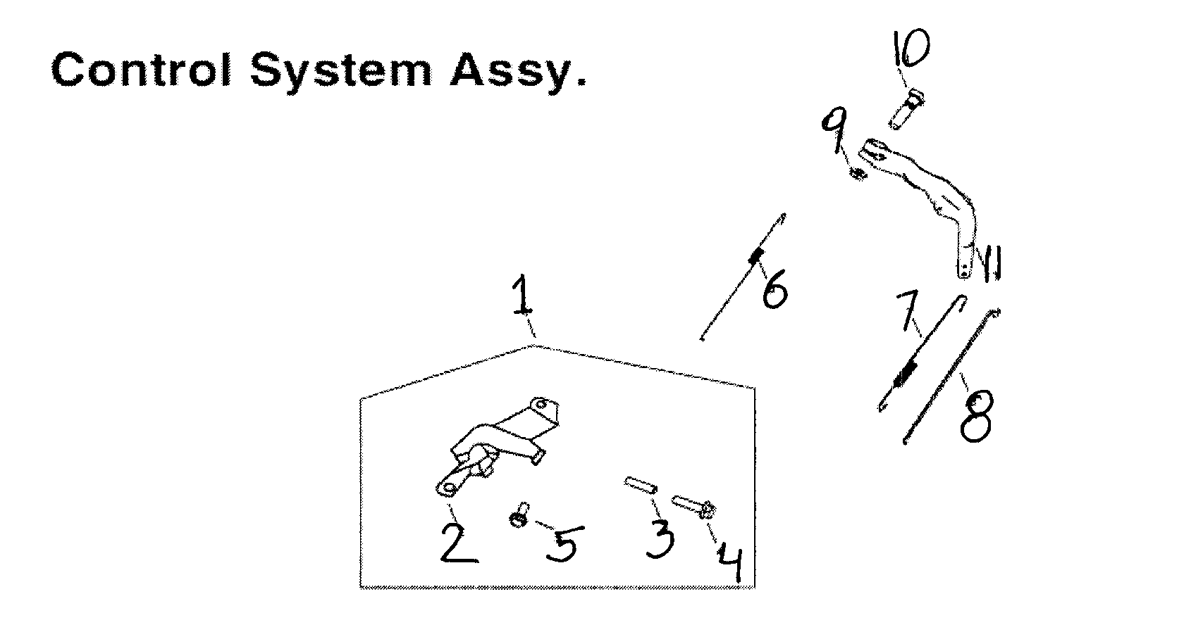All Power APG3002D control assy diagram