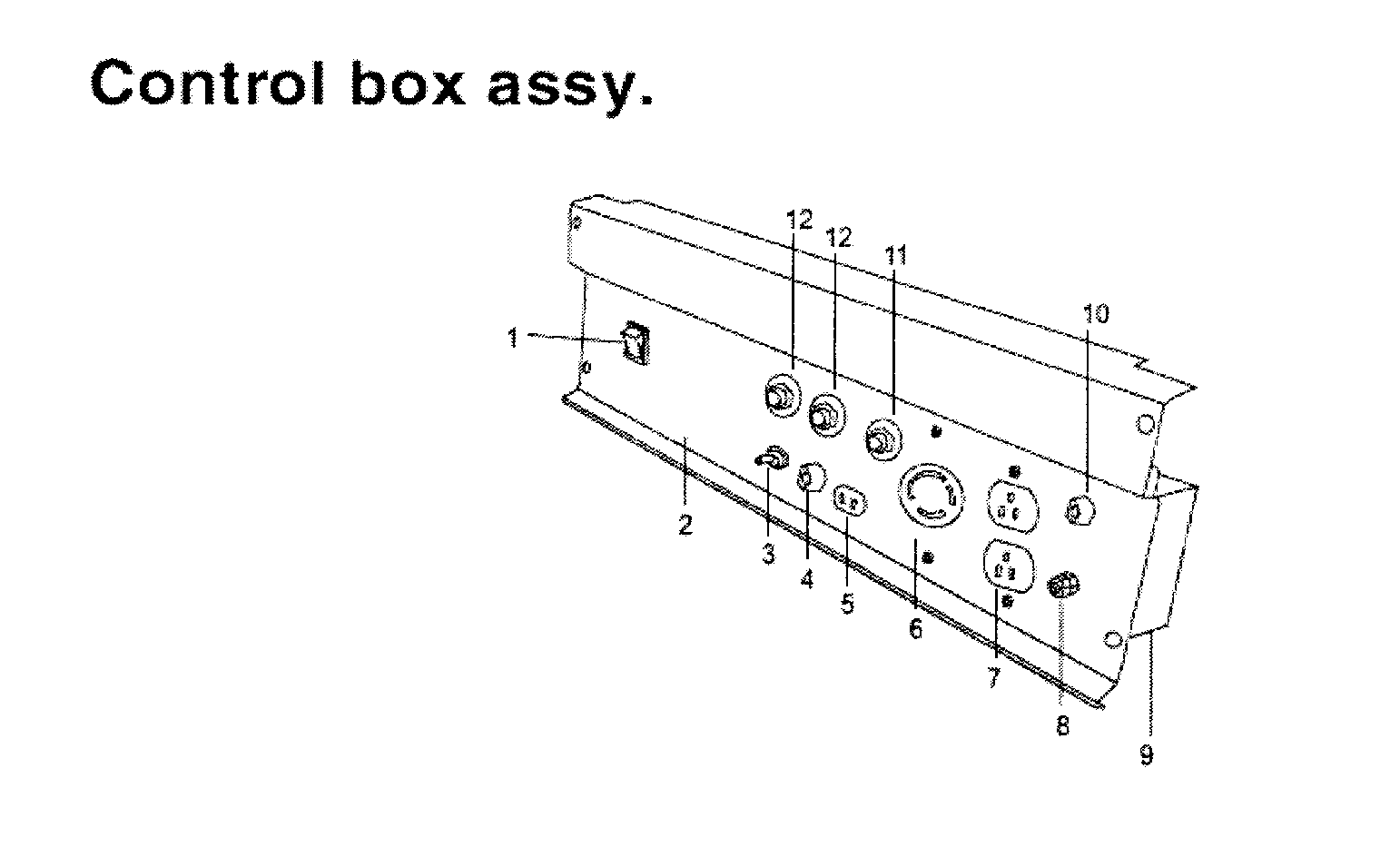 All Power APG3002D control box diagram