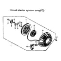 All Power APG3560 recoil starter diagram