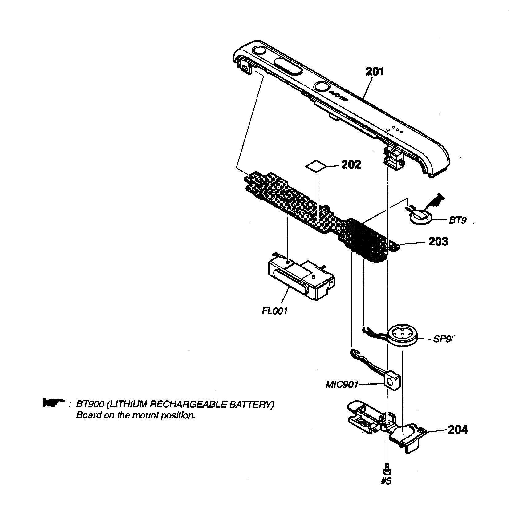Sony DSC-W290L cabinet assy diagram