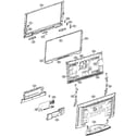 LG 42PC3DD-UEAUSYLJR cabinet assy diagram