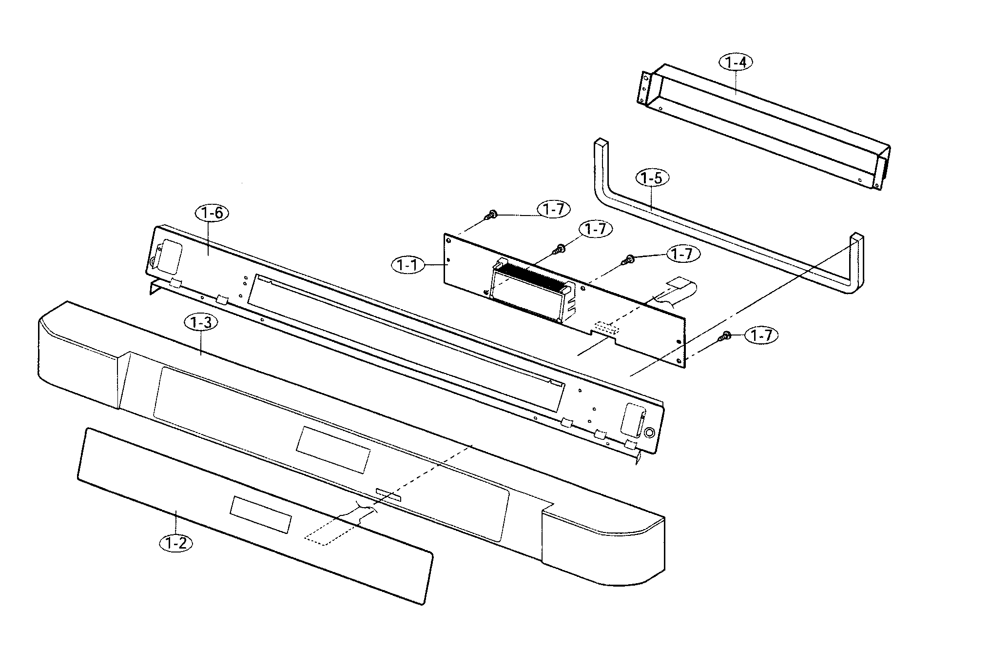 Sharp KB-6002LK control panel diagram