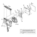 Sony DSC-S950B frame assy diagram
