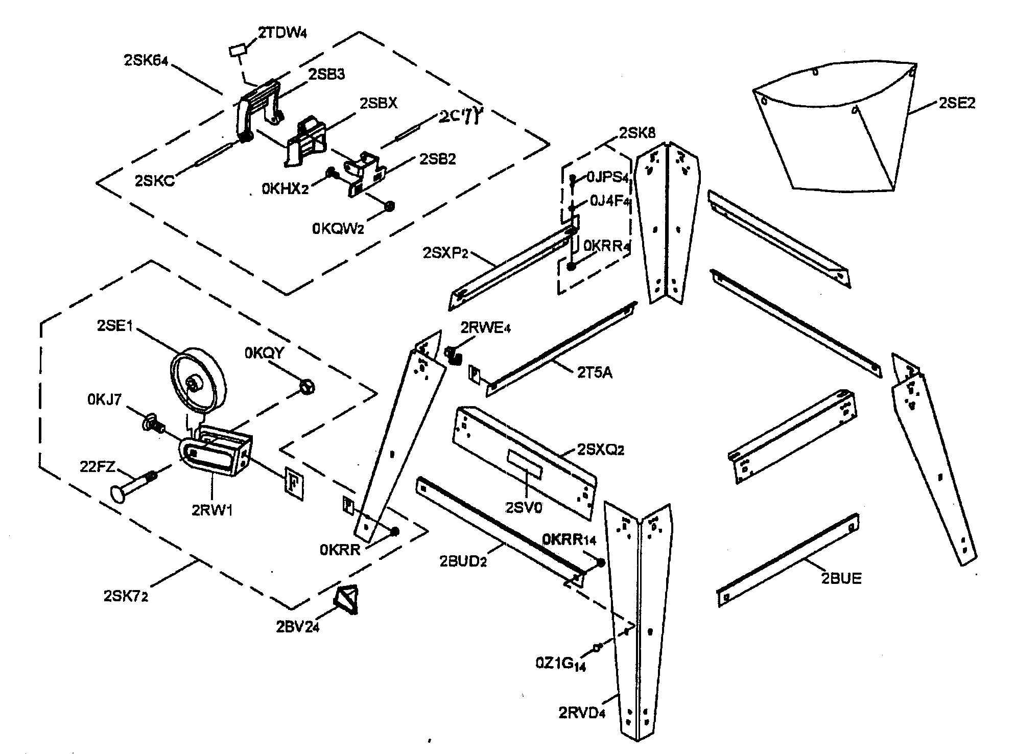 Craftsman 137218070 stand assy diagram