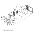 Sony DSC-W210 lcd assy diagram