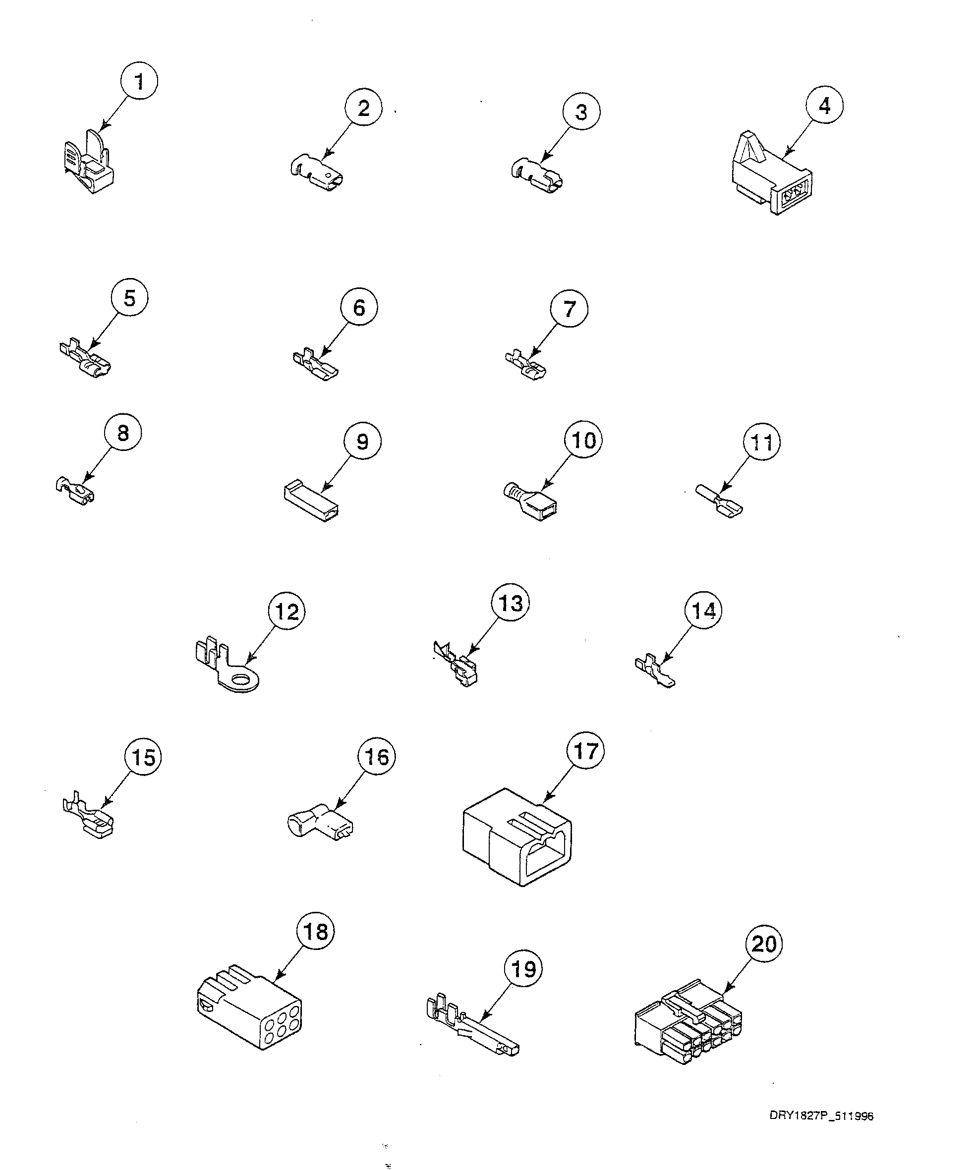 Speed Queen SSE007LF1500 terminals block diagram