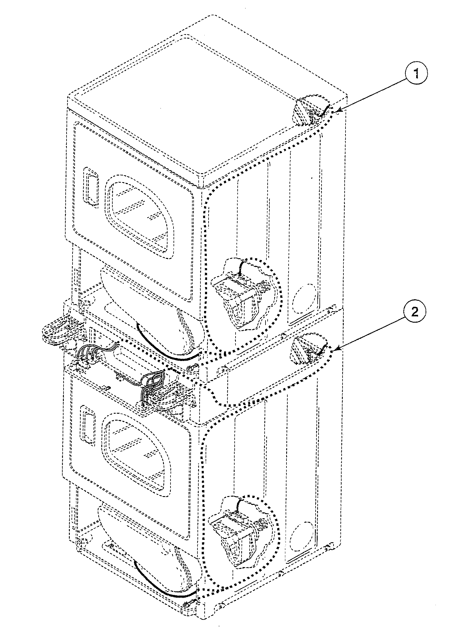 Speed Queen SSE007WF99H2 harnesses 2 diagram
