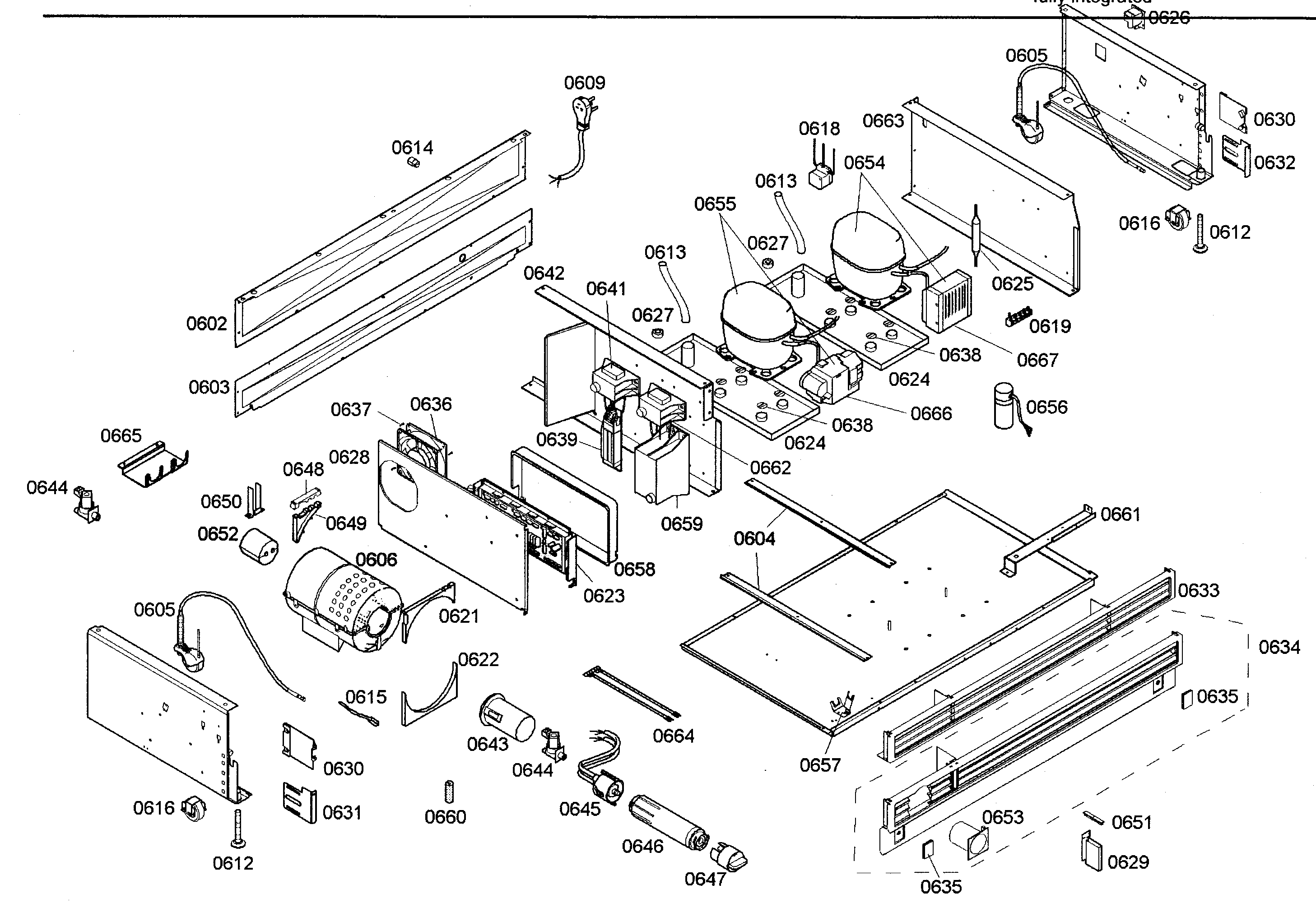 Bosch B36IT71NNP/11 compressor diagram