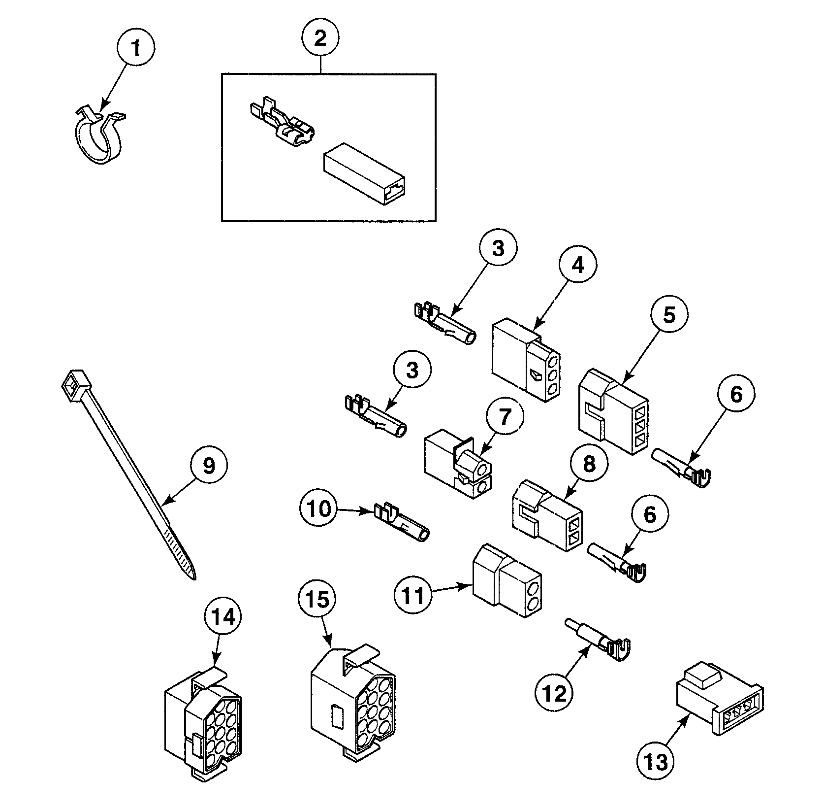 Speed Queen SDE007WF terminals blocks diagram