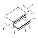 Craftsman 706127360 tool chest diagram