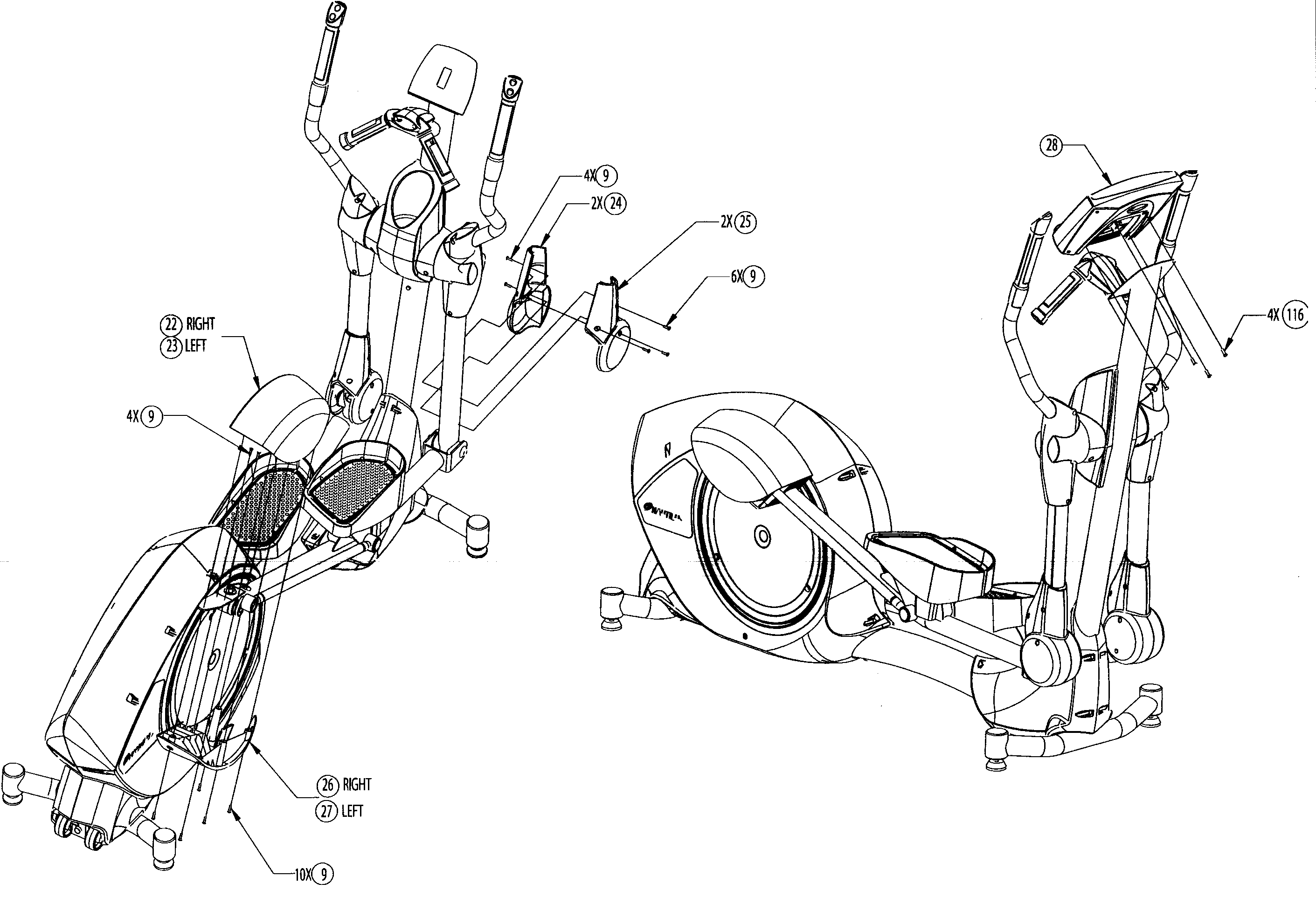 Nautilus E9.16 front cover diagram