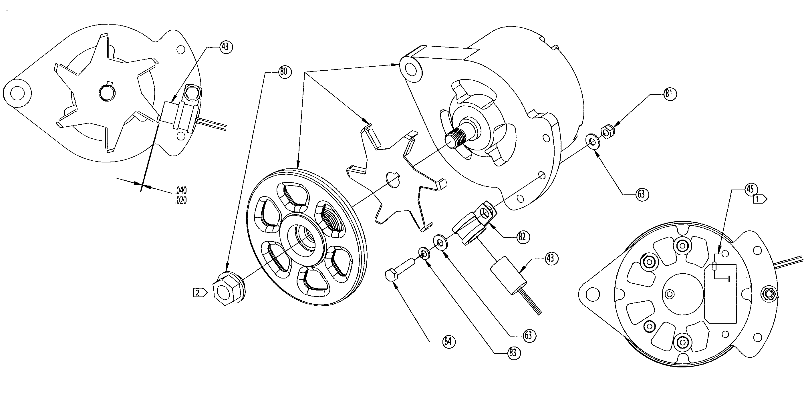Nautilus E9.16 motor assy diagram