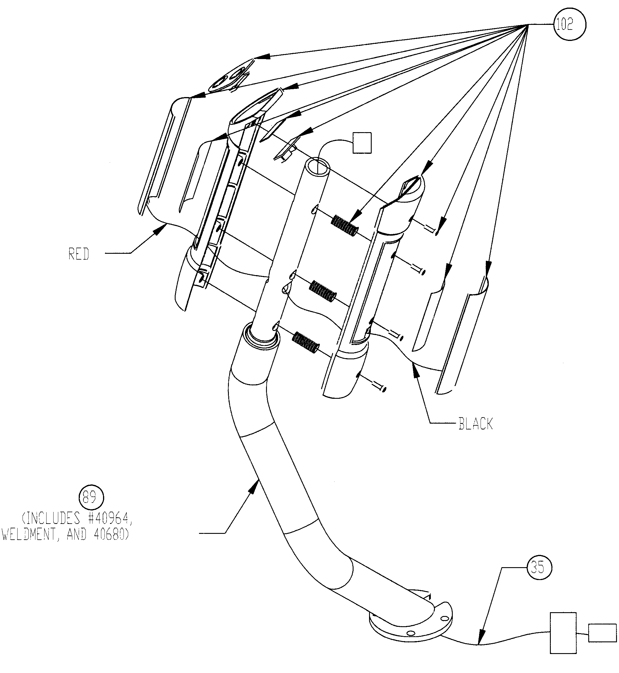 Nautilus E9.16 r handle assy diagram