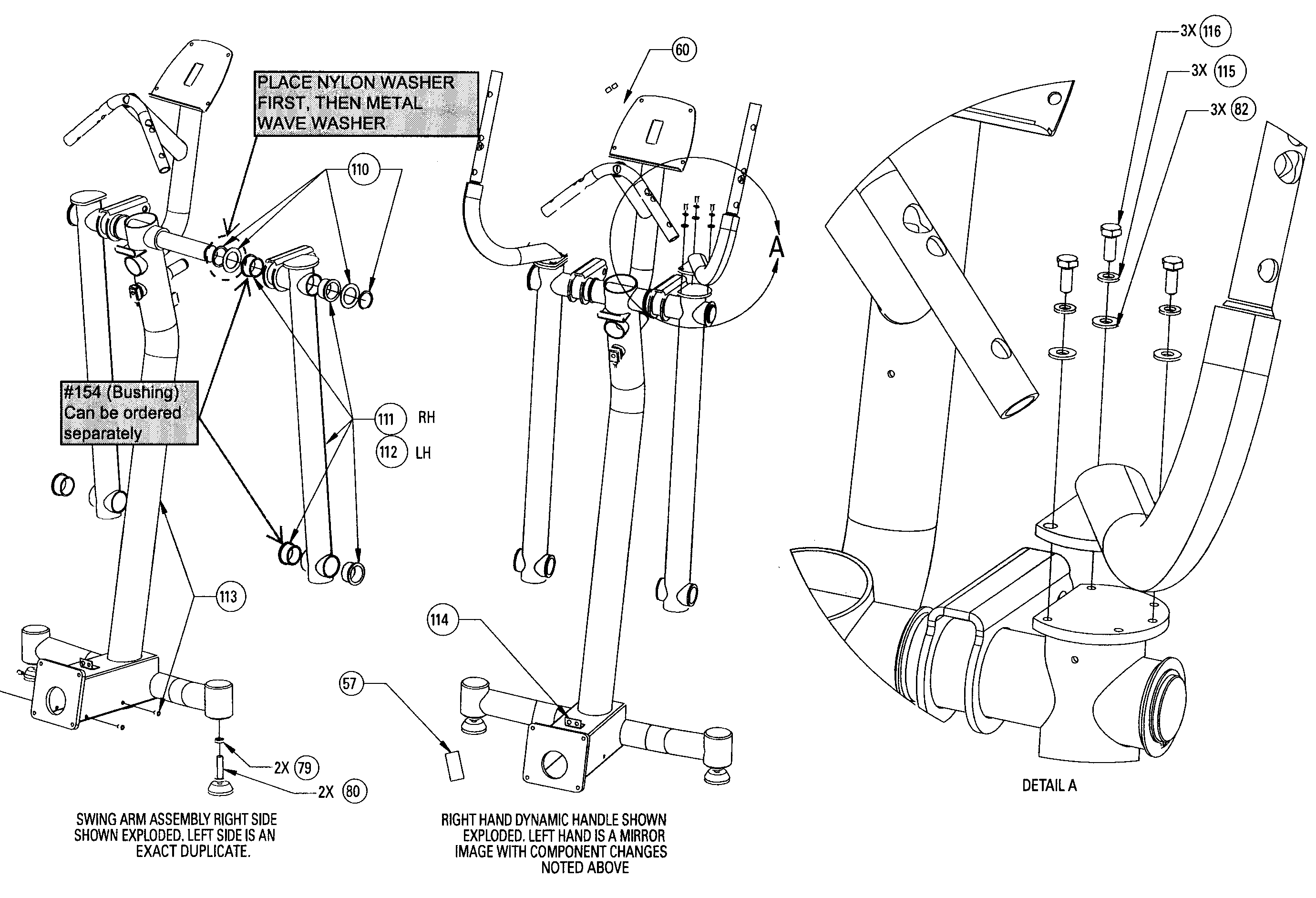 Nautilus EV9.16 arms assy diagram