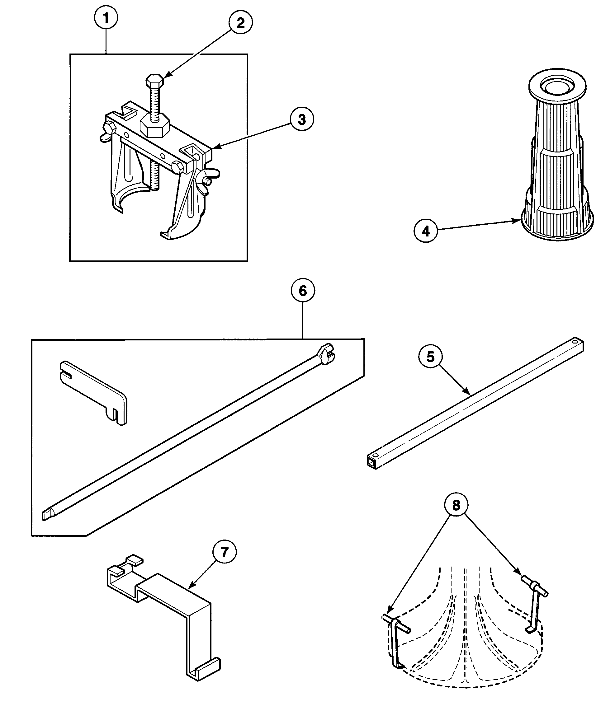 Speed Queen SWT020QM tools 2 diagram