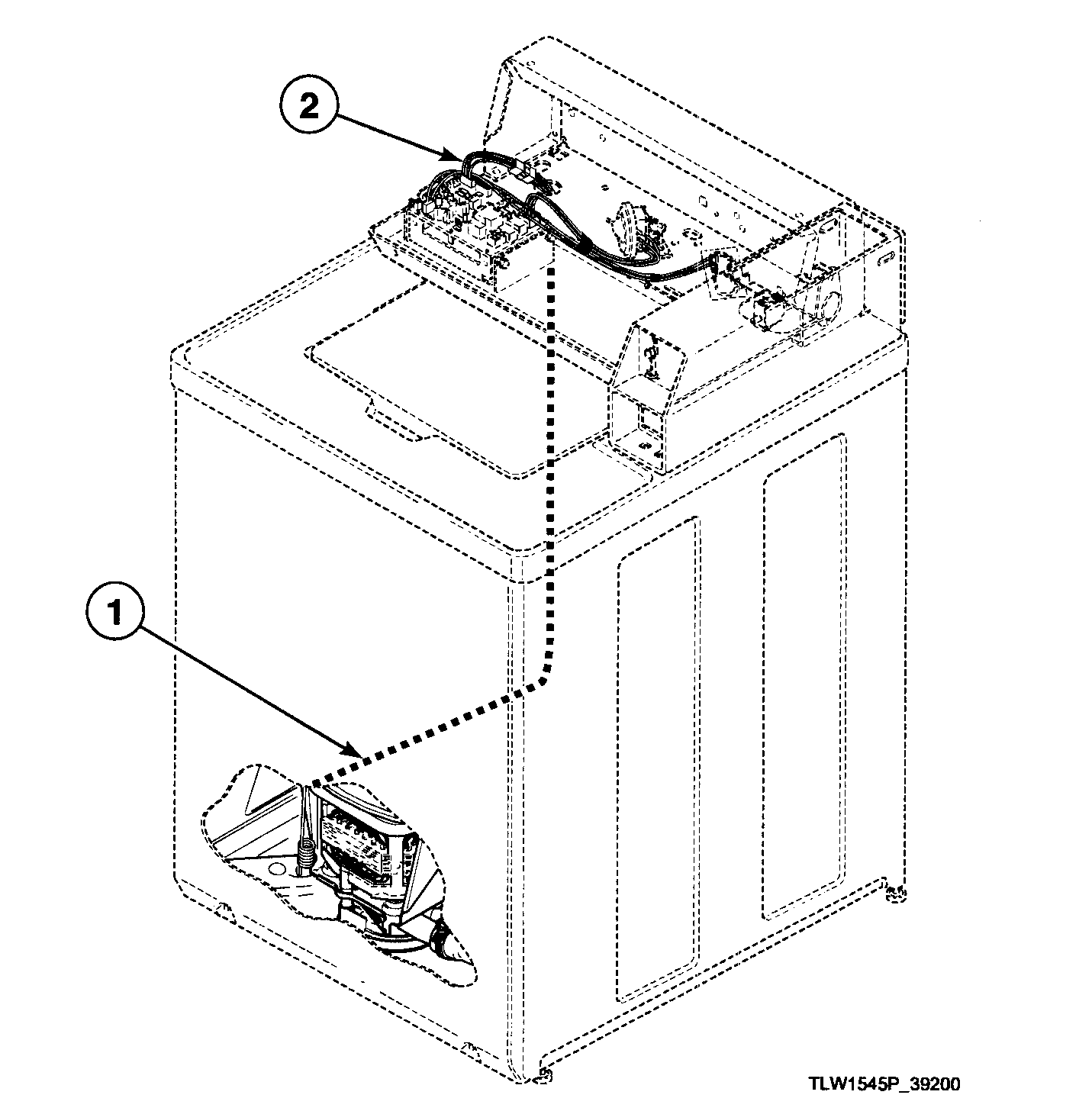 Speed Queen SWT020QM harnesses diagram