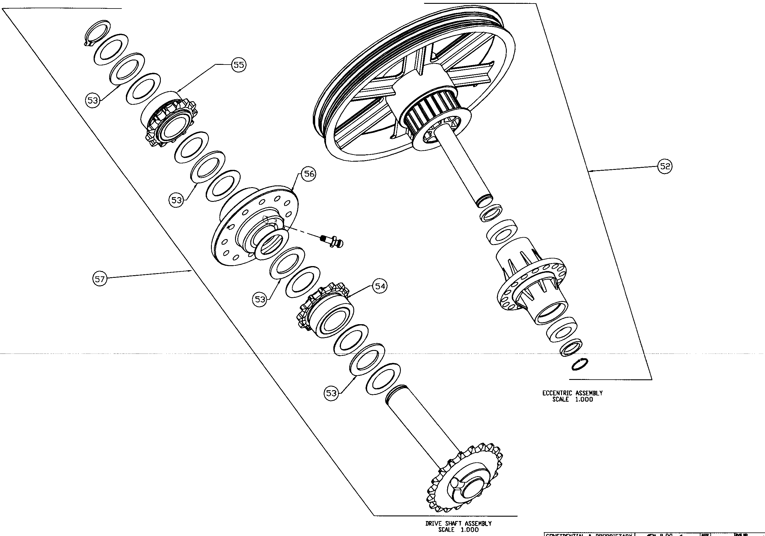 StairMaster 4400PT pulley assy diagram