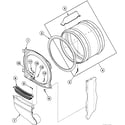 Speed Queen SDE107LF99L7 cylinder assy diagram