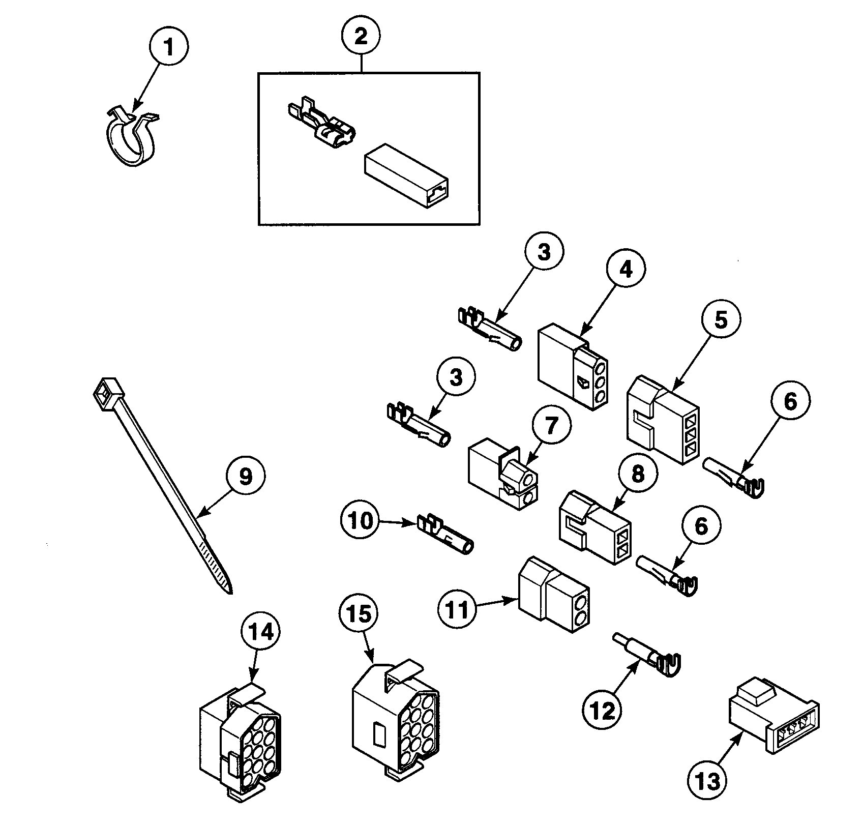 Speed Queen SDE107QF99L7 terminals diagram