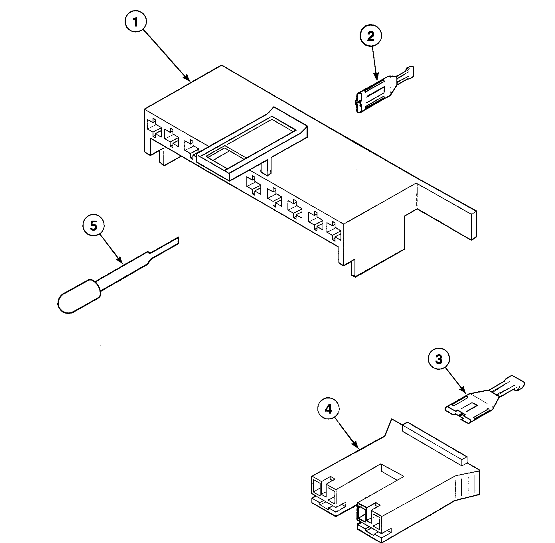 Speed Queen SWT820LN terminals 1 diagram