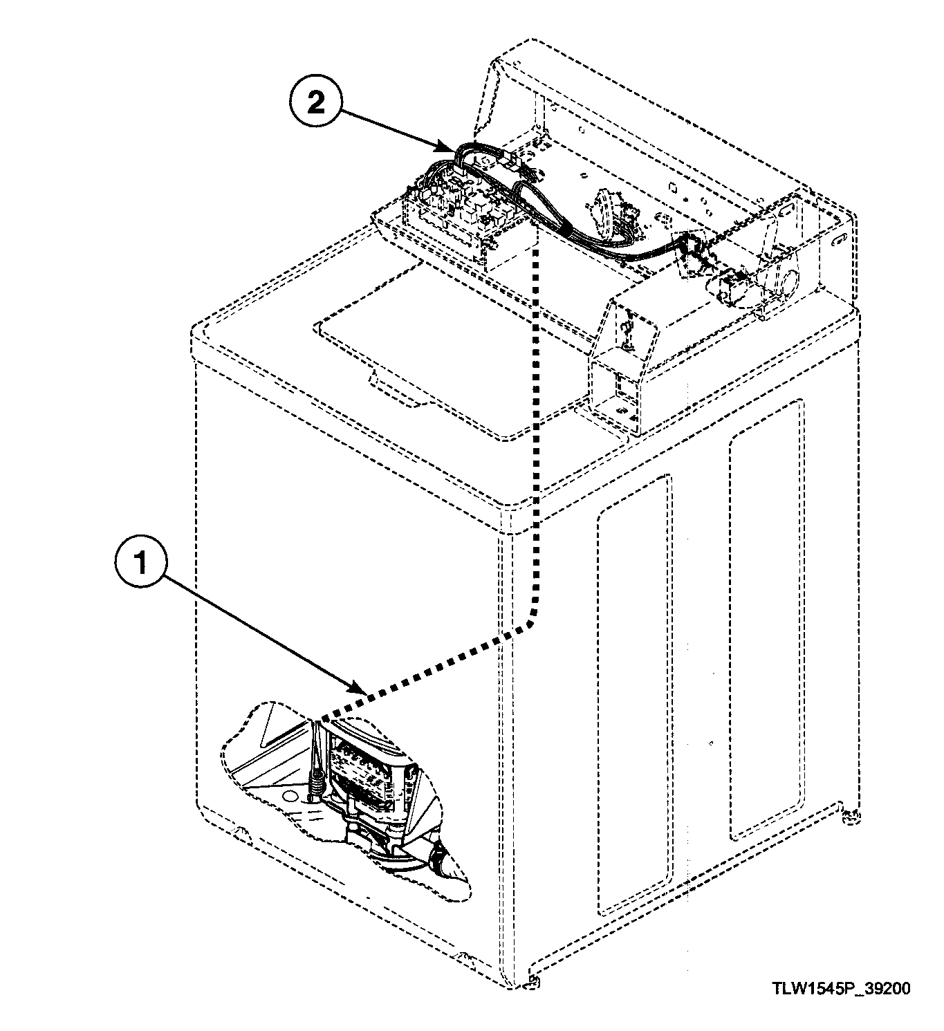 Speed Queen SWT820LN harnesses diagram