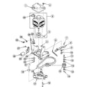Speed Queen SWT820WN motor assy diagram