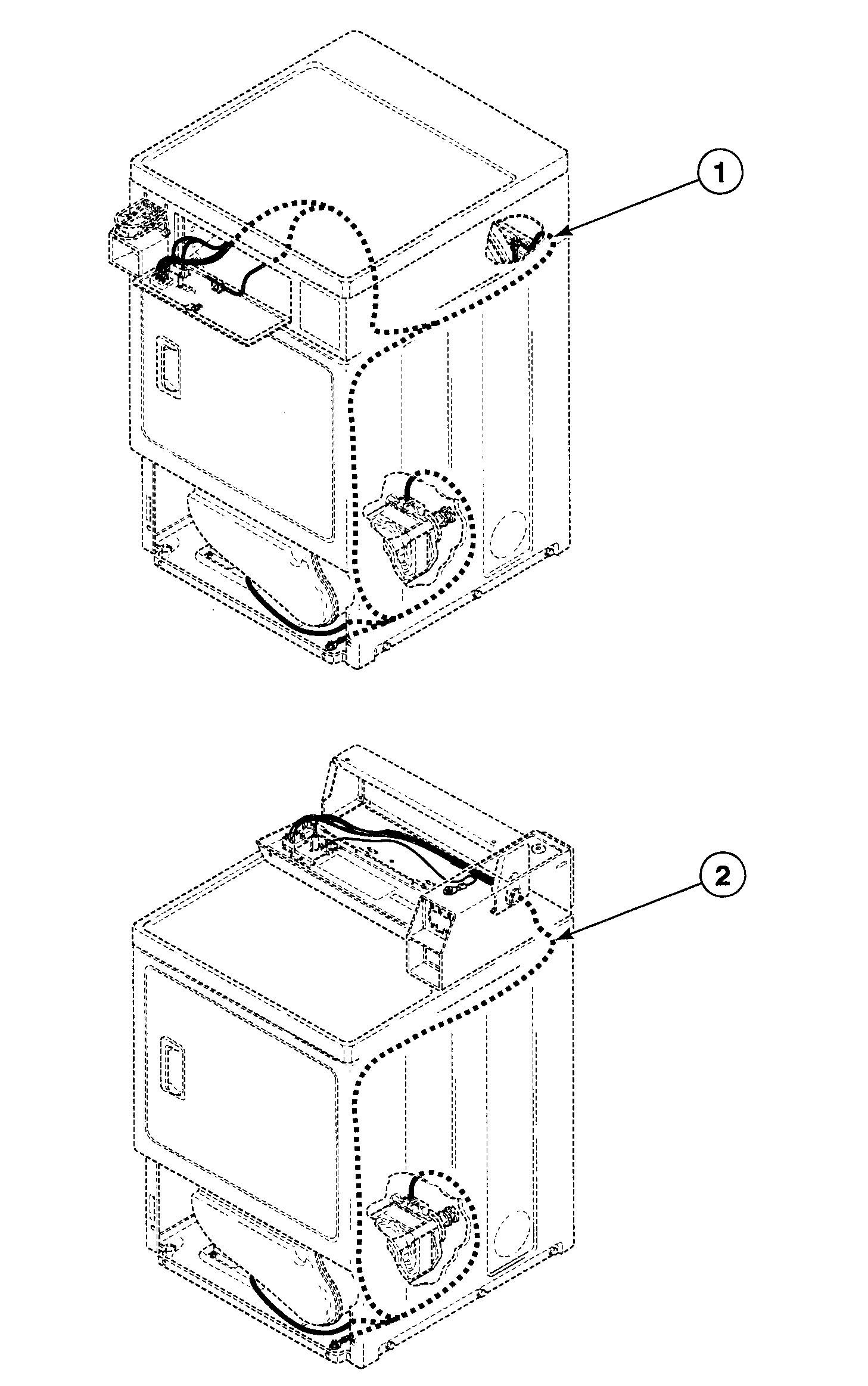 Speed Queen SDE307QF1500 harnesses diagram