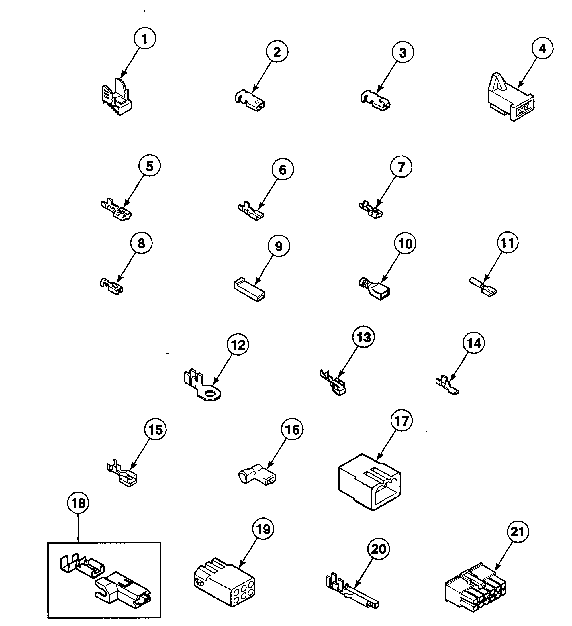 Speed Queen SDEC07QJ blocks diagram