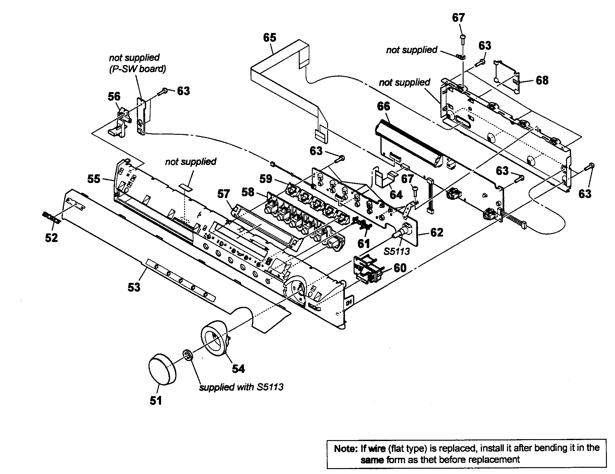 Sony DAV-HDX285 front panel diagram