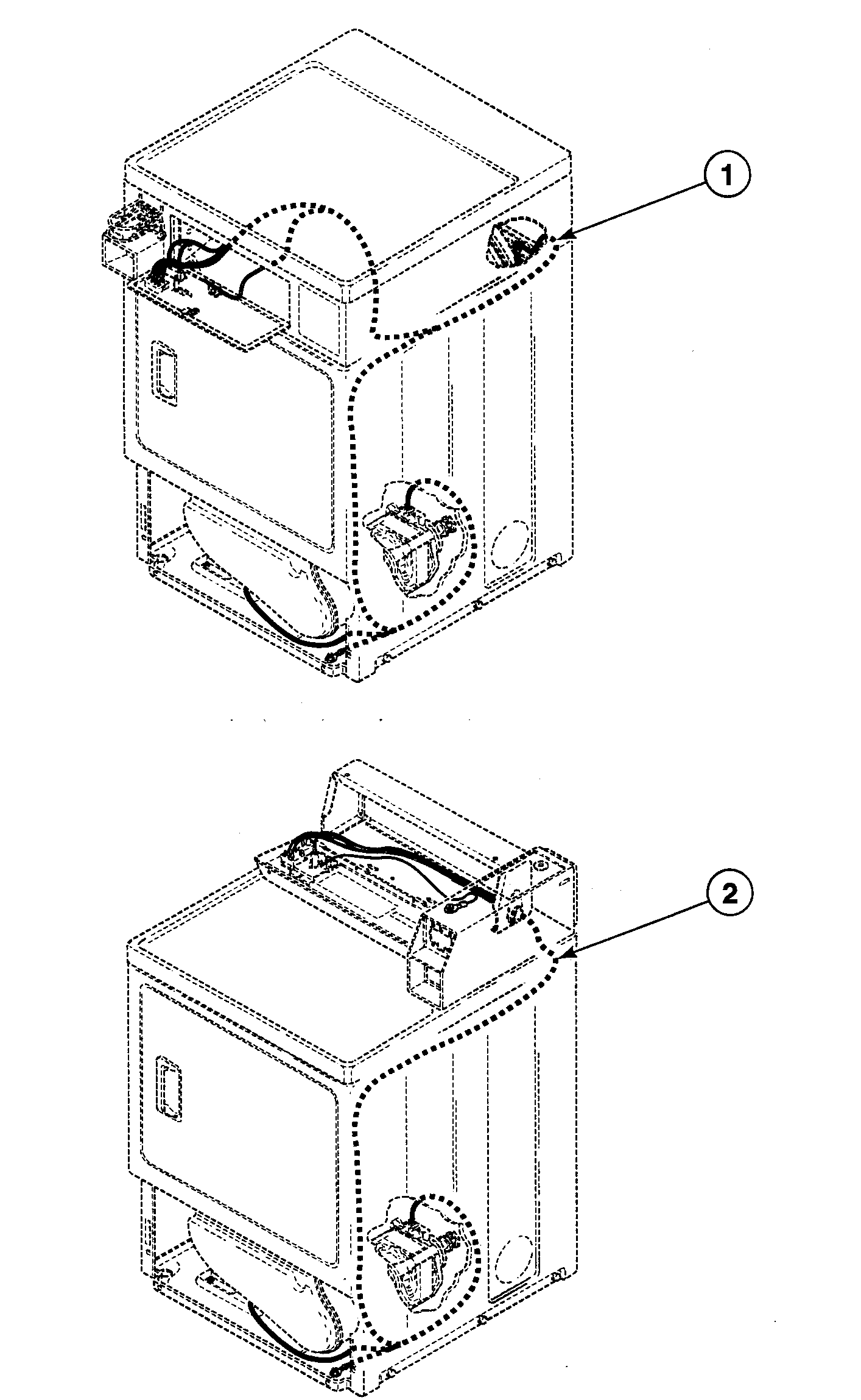 Speed Queen SDEB07QJ1500 harnesses diagram
