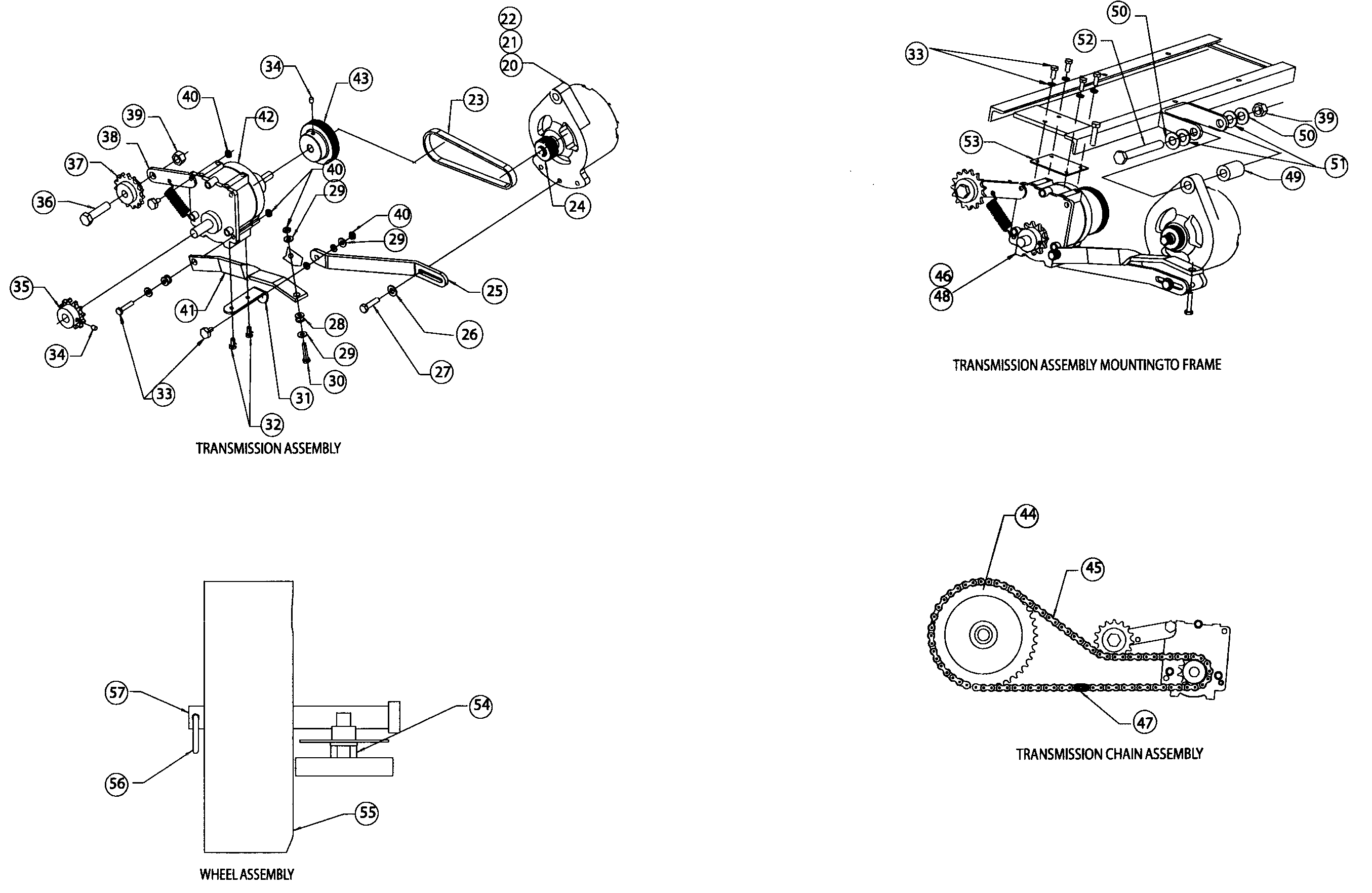 StairMaster 7000PTBLACK motor assy diagram