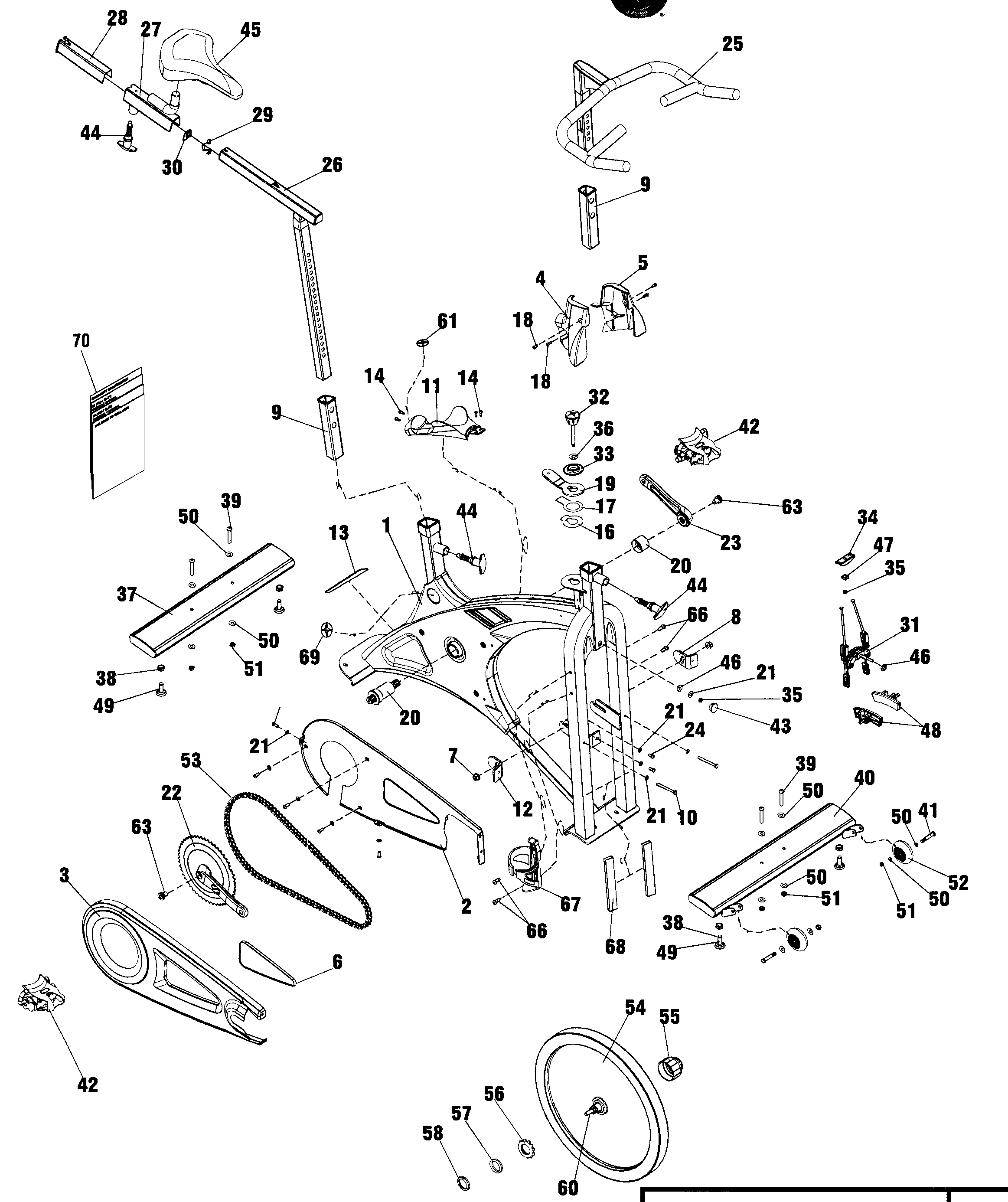 Schwinn 3700014 cycle diagram