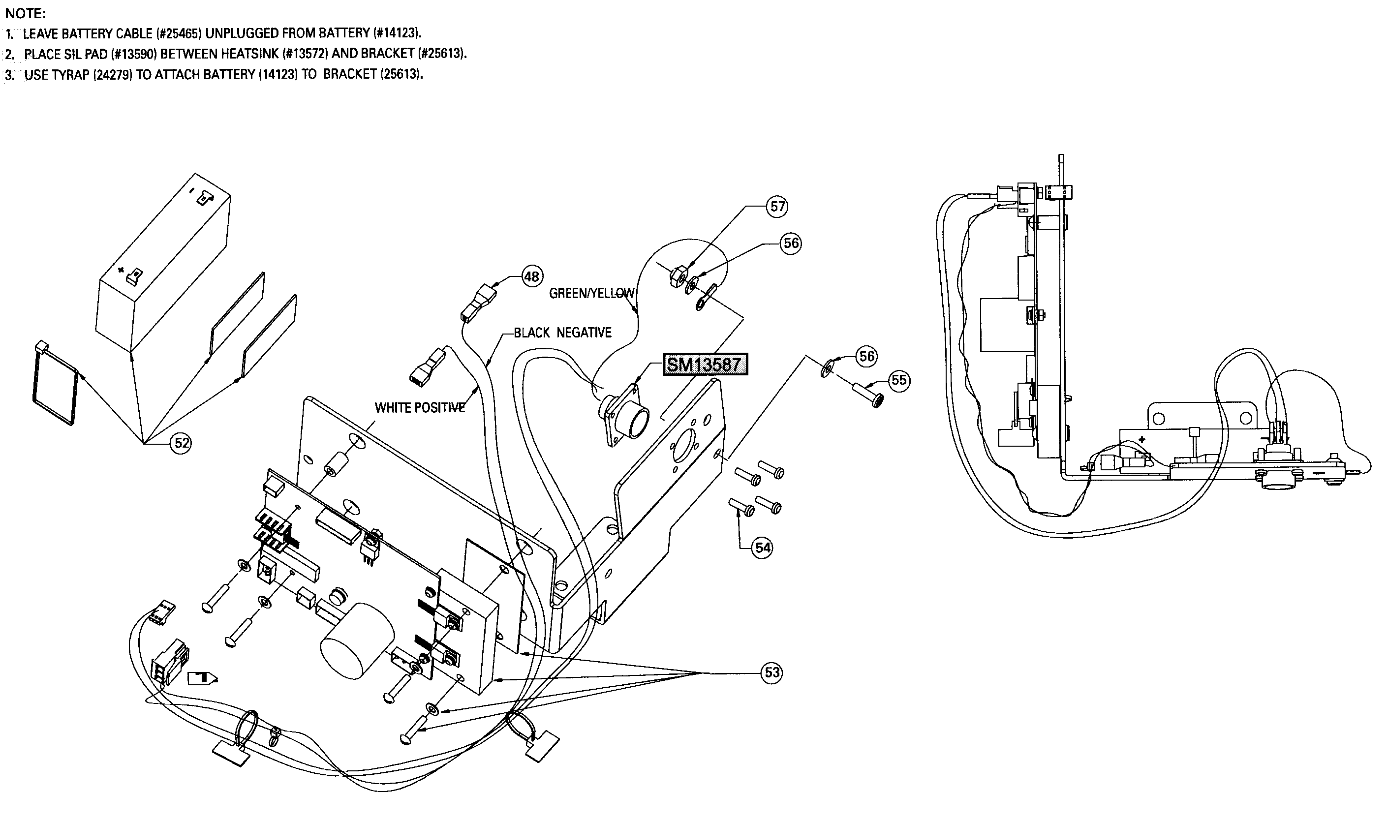 StairMaster 3400CE pcb assy diagram