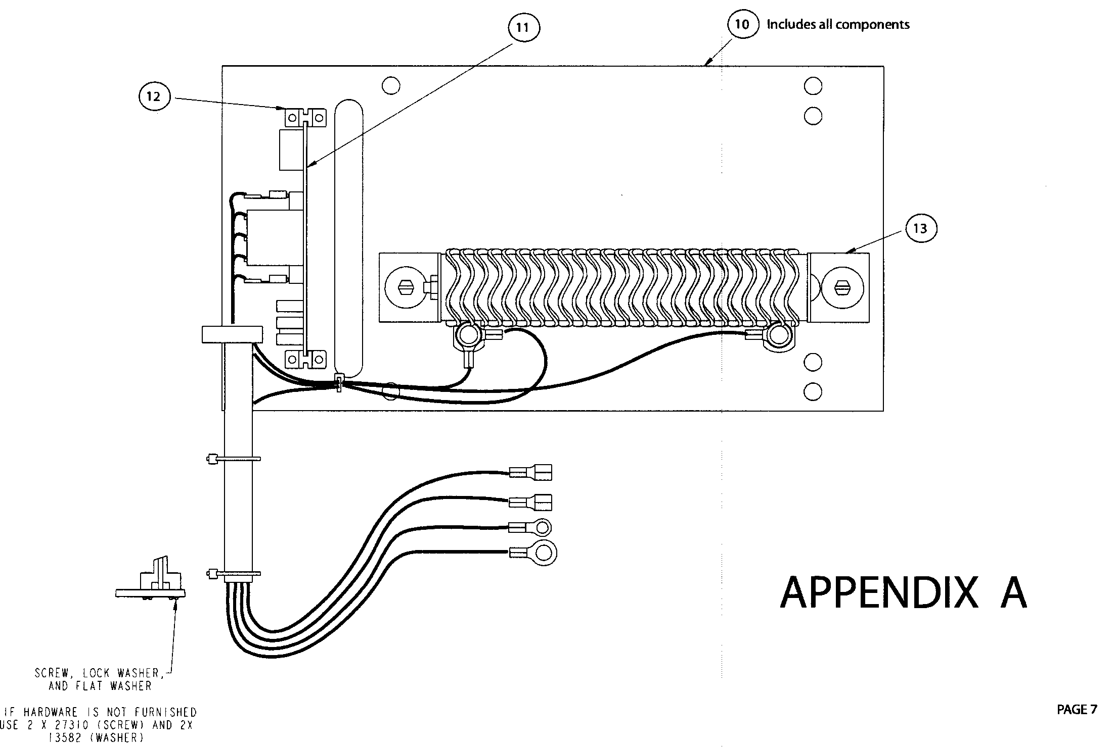 StairMaster SM916 resistor assy diagram