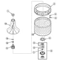 Speed Queen SWT210LN washtub assy diagram