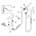 Speed Queen SWT321LA drain hose diagram