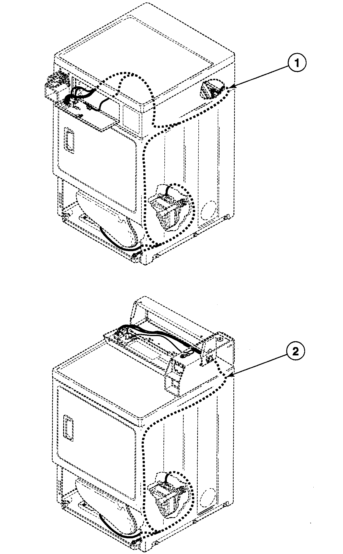 Speed Queen SDEY07LF1500 harnesses diagram