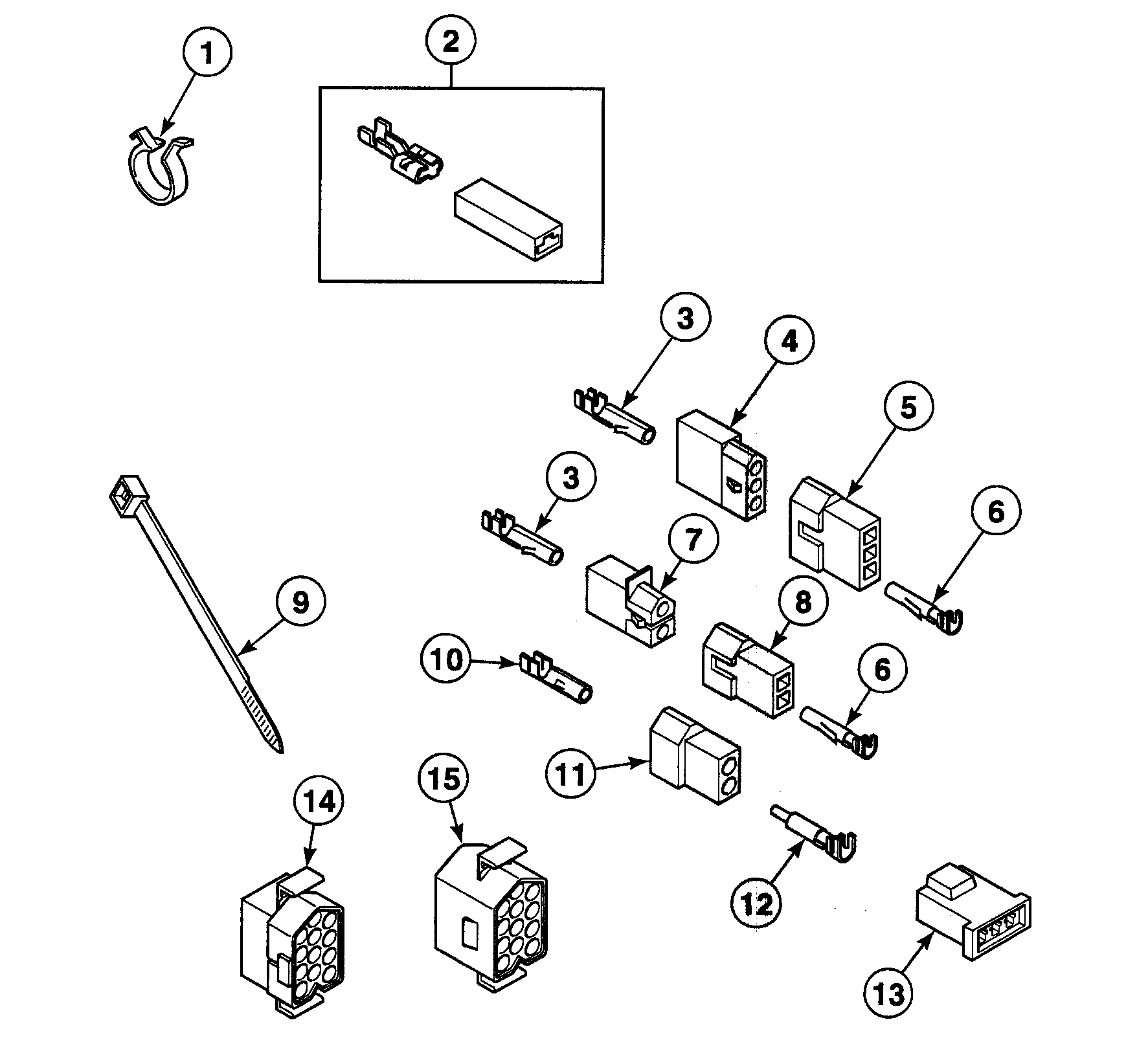 Speed Queen SDEY07QF1500 blocks diagram