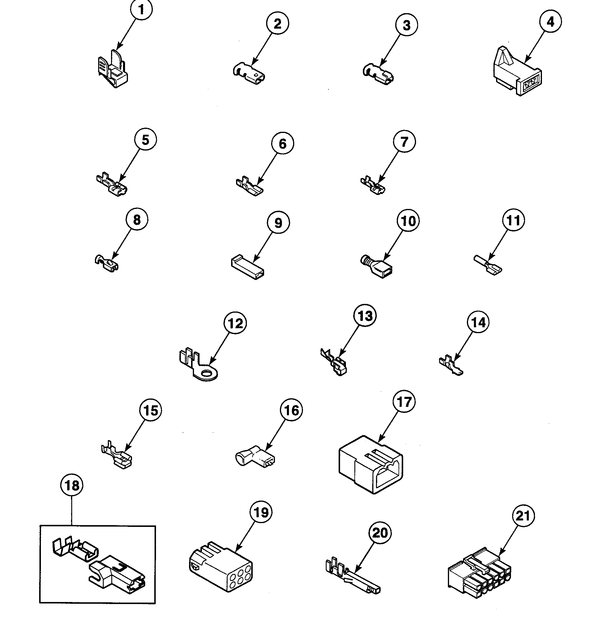 Speed Queen SDEY07QF1500 terminals diagram