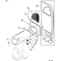 Speed Queen SDG309LF heater assy diagram